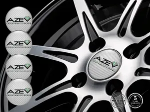 Azev Adesivo Silicone Stile Emblemi Cerchio Cupola